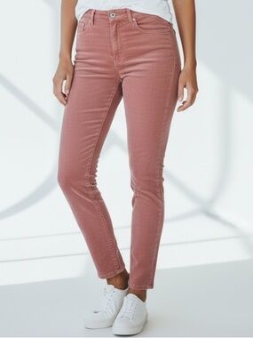 LOFT Made & Loved Micro Corduroy High Waist Skinny Pants